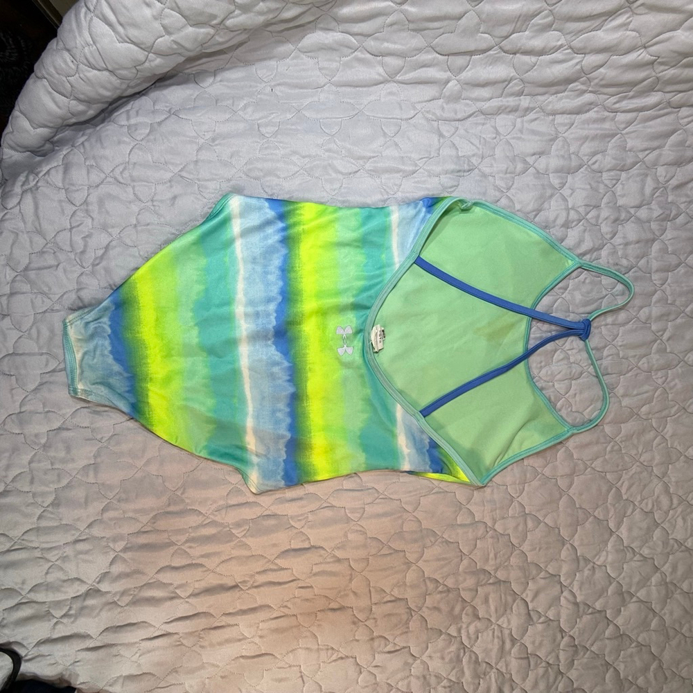 Under Armour One Piece Swimsuit Girls Size 16 - Picture 3 of 7